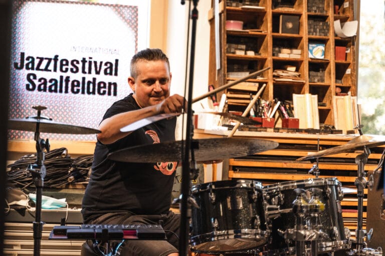 Jim Black beim Saalfelden Jazz Fest 2020 (c) Michael Geißler