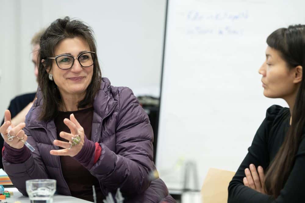 Wiener Kulturstrategie 2030: Workshop "Diversität und Gleichberechtigung" mit Expert*innen aus verschiedenen Feldern - im Bild: Veronica Kaup-Hasler, Elisabeth Wienerroither