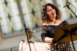 Agata Zubel als Komponistin und Interpretin beim Konzert zum Erste Bank Kompositionspreis