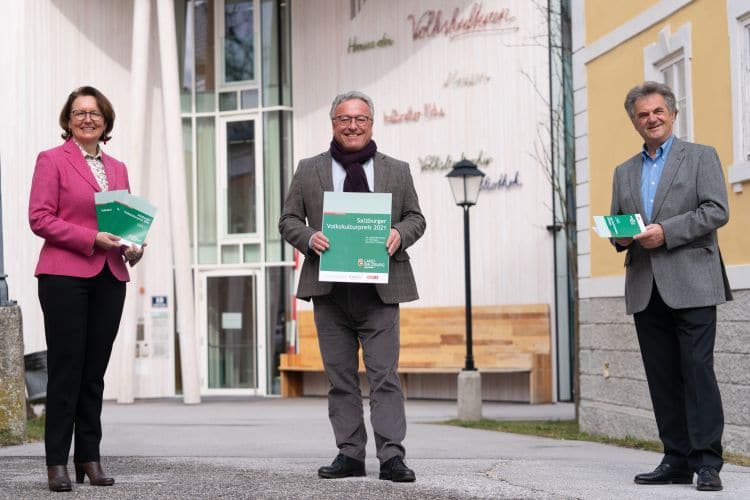 Ausschreibung Volkskulturpreis Landeshauptmann-Stellvertreter. Dr. Heinrich Schellhorn, Haus der Volkskultur: Foto: Land Salzburg / Neumayr/Probst, 08.03.2021.