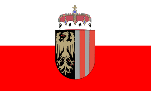 Landesflagge Oberoesterreich