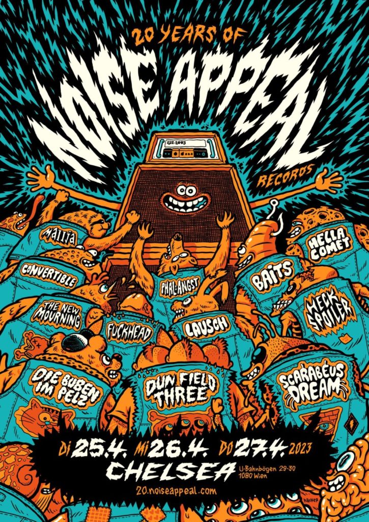 Plakat 20 Jahre Noise Appeal Records